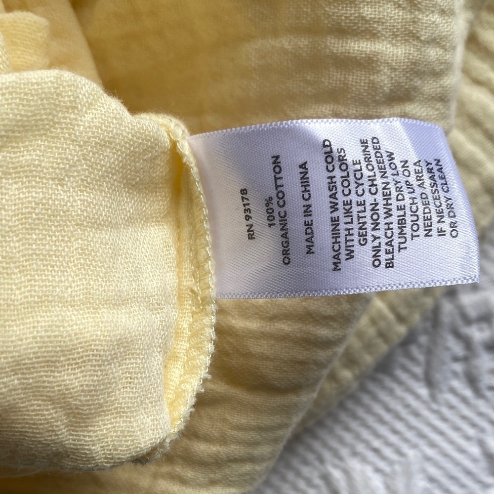 Magaschoni Cream Organic Cotton Textured Top - Picture 5 of 5